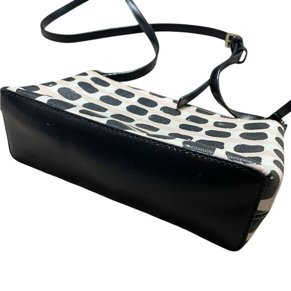 Kate Spade Millie Grove Street Polka Dot Crossbody Bag Black Pink White - Picture 2 of 11